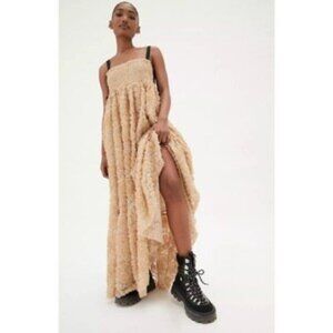 UO Lace Ruffle Maxi Dress